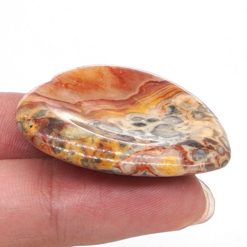 Heart Oval Thumb Worry Stone Healing Crystal Pocket Palm Stone Chakra Meditation - Imagen 46 de 141