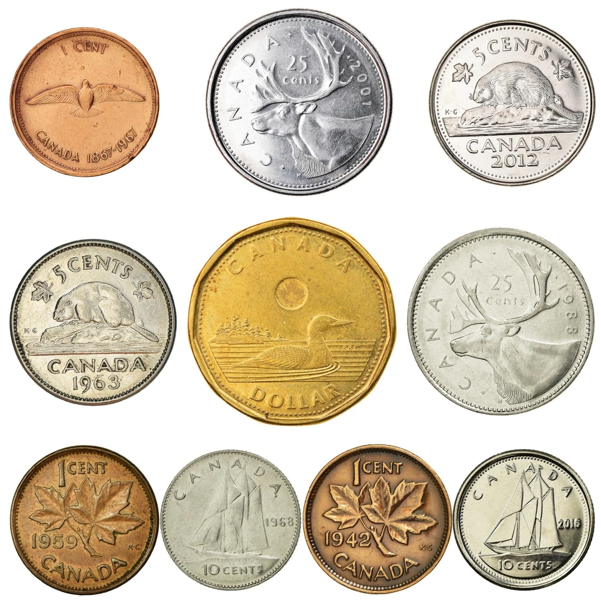 TOP 25 Most Valuable Canadian Coins Penny Nickel Dime 54 OFF