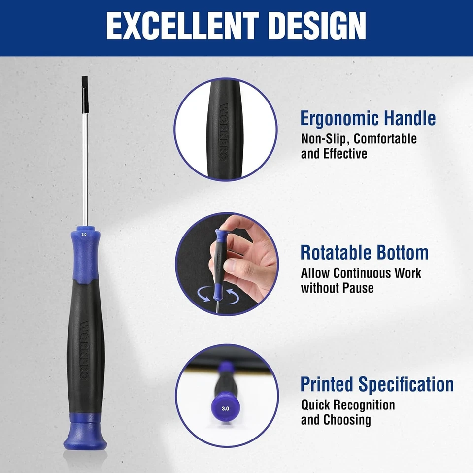 Schraubenzieher Set 10Pcs Feinmechaniker klein Schraubendreher Set - Bild 2 von 4