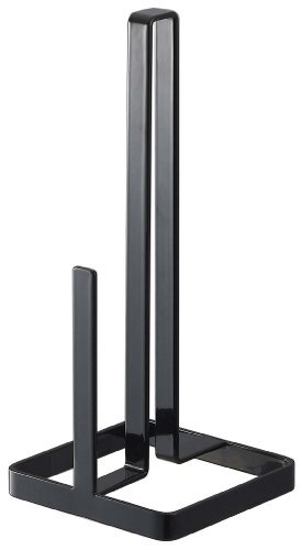 yamazaki Tower Kitchen Paper Holder Portarotolo, Metallo, Nero (Q6M)
