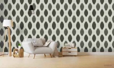 3D Leaves Seamless Wallpaper Wall Mural Removable Self-adhesive Sticker 593