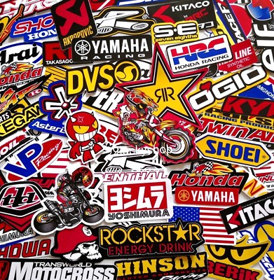 70 Mixed Random Stickers Motocross Motorcycle Car Atv Racing Bike