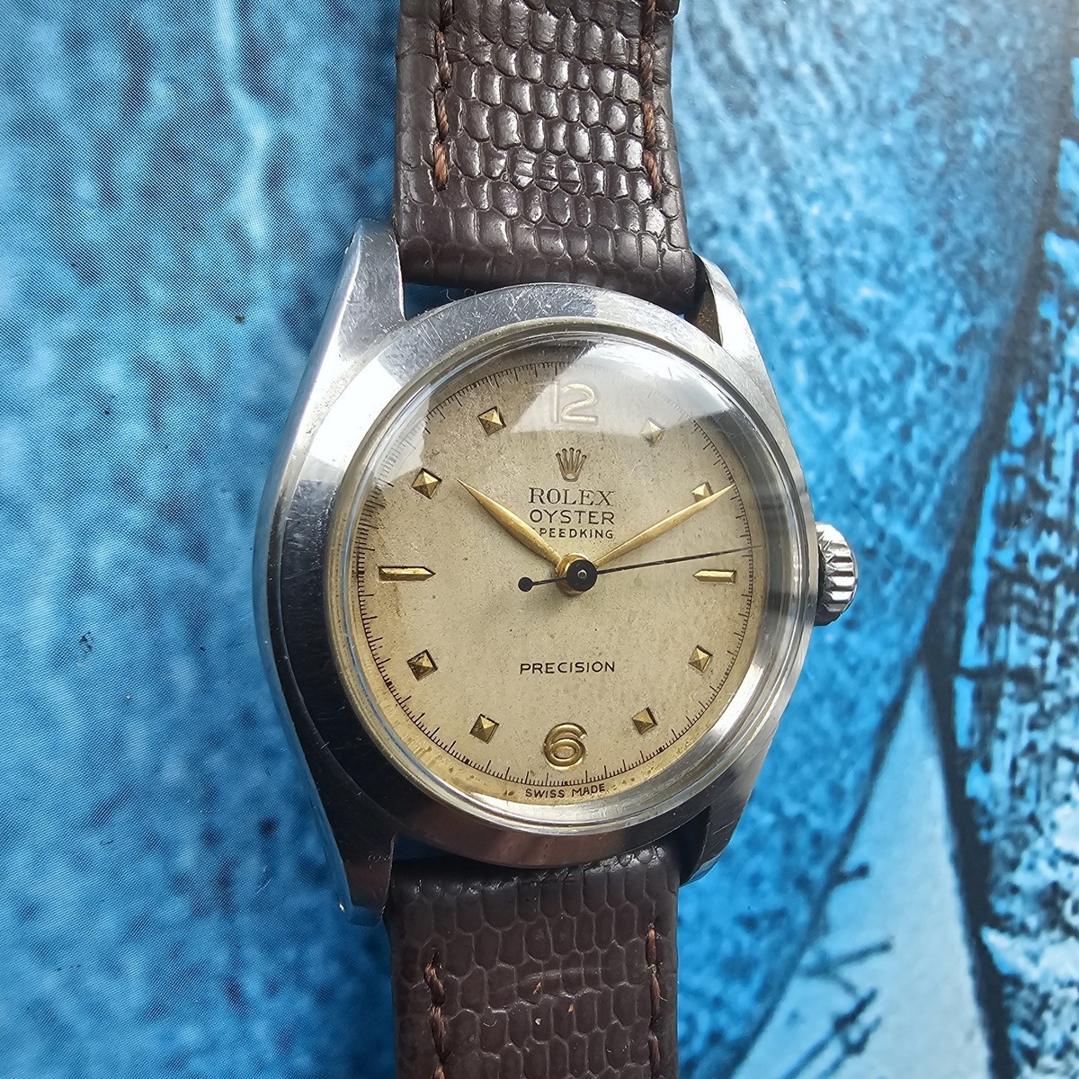 Vintage Rolex Oyster Speedking Precision Men's Watch REF 6020