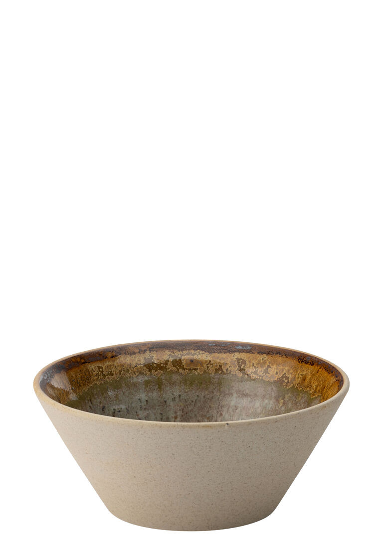 Goa Porcelain Style Serving Conical Bowl Unique Tableware 6"" (16Cm) Box Of 6