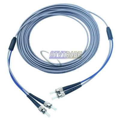10M Armored Cable Fiber Optic Patch Cord ST-ST Pigtail Multi-Mode Cables Duplex 