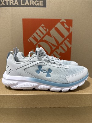 Women's Under Armour Charged Assert 'Halo Gray' - Size 8, 3024591-120