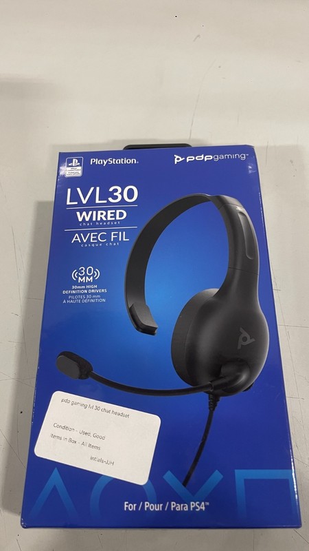 PDP PlayStation LVL30 Wired Chat Headset - PC, Mac Compatible