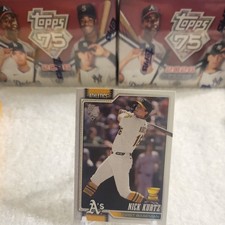 🔥 2026 Topps Baseball #97 Nick Kurtz - Athletics GOLD ROOKIE CUP