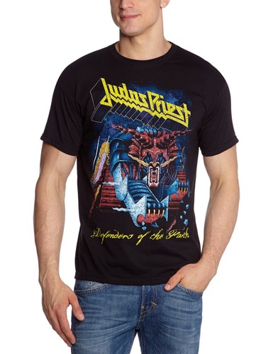 Judas Priest - Defender Of Faith Maglietta Uomo, Nero, Taglie Dalla S Alla XXXL
