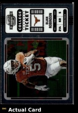 2023 Panini Chronicles Contenders Optic Draft Picks BIJAN ROBINSON #9 EX
