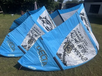 2x F-One Revolt Kite 9qm + 13qm Komplettset mit Bar + Bag Kitesurfen Anfänger