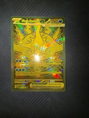 Mega Darkrai EX 120/084 Hyper Rare Gold Full Art Holo Pokemon TCG English 2026 