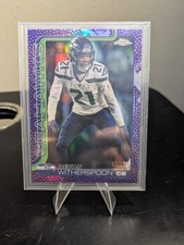 2025 Topps Chrome Devon Witherspoon #277 Football SP /75 Seattle Seahawks PURPLE