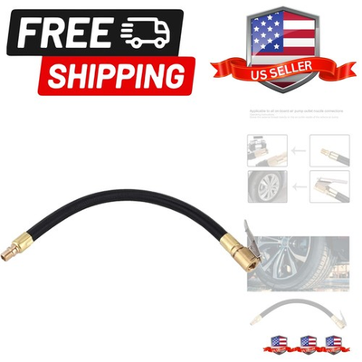 #ad Tire Inflator Extension Tube Lock On Air Chuck Valve Adaptor Quick Inflation... $15.29