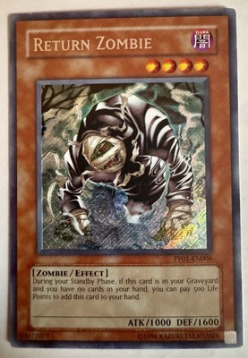 Yugioh! LP Return Zombie - PP01-EN006 - Secret Rare - Unlimited
