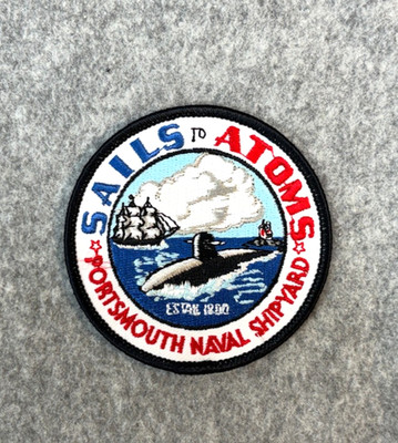 Sails to Atoms Portsmith Naval Shipyard Patch
