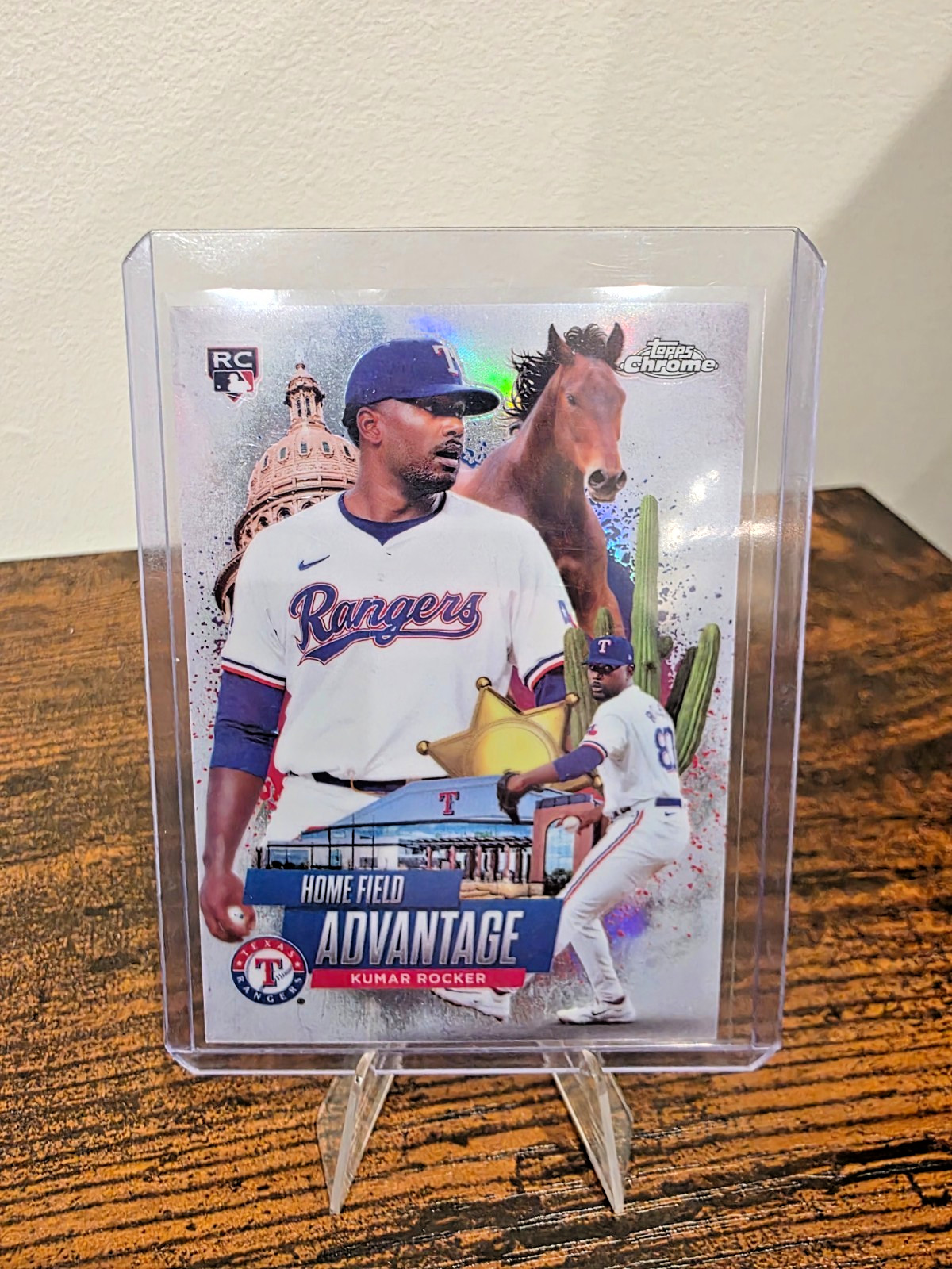 2025 Topps Chrome - Home Field Advantage Kumar Rocker #HA-37 (RC)