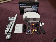 Wimius 1080p (4K support) Home Cinema Projector. Bluetooth, Native Full HD