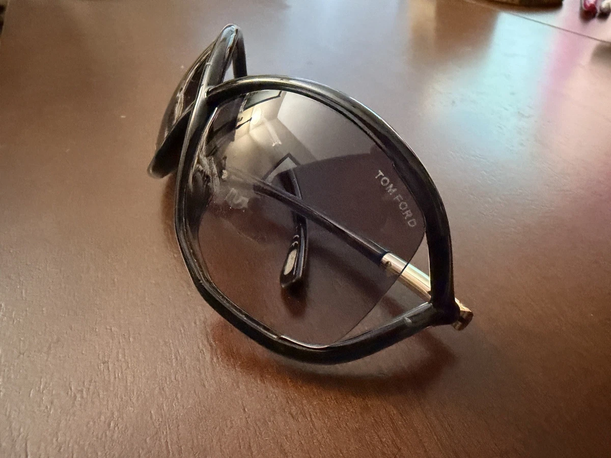 Lunettes De Soleil Tom Ford Whitney - Monture Marron Plastique - Verres Marron - Neuf Sans étiquette