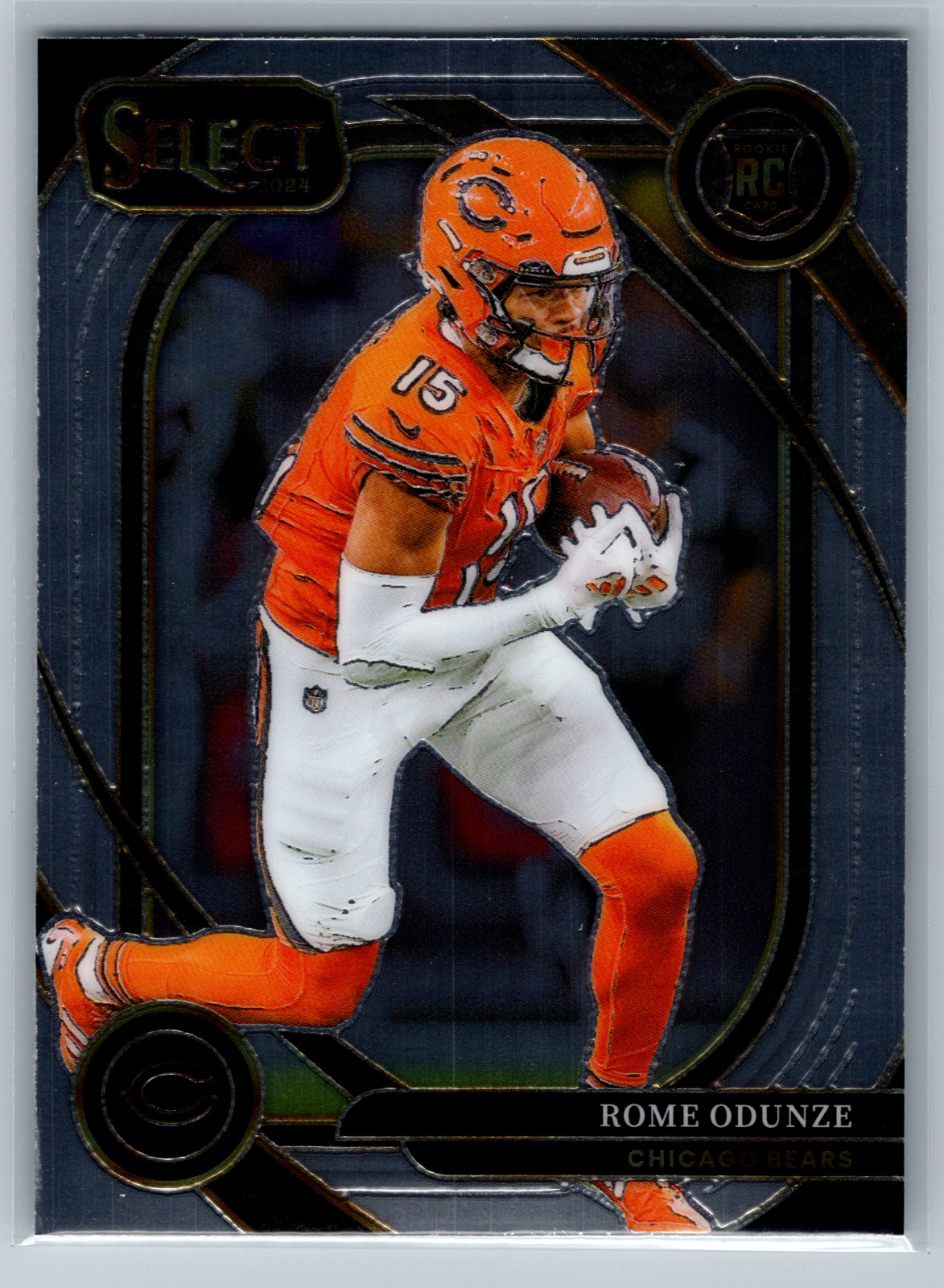 2024 Panini Select - Club Level Rome Odunze #236 (RC)