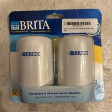 Brita Faucet Replacement Filter 2 Pack Water Filtration System NEW