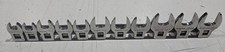 Snap-on Metric Crowfoot Open-end Wrench Set With Holderrack Size 10mm-20mm