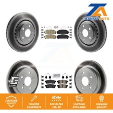 Front Rear Ceramic Pad Coated Disc Brake Rotor Kit For Lexus NX300 NX200t NX300h