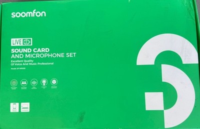 Soomfon Sound Card And Microphone Set, SF-MP008