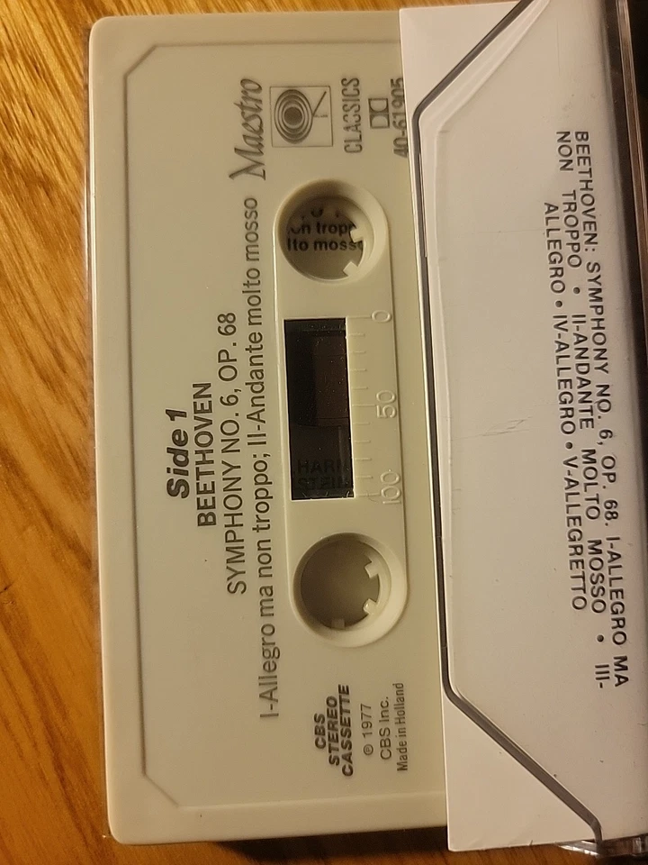 Beethoven symphonies No,6   Leonard Bernstein     cassette - Image 3 of 3