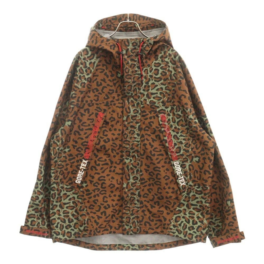 Veste à couture conique Gore Tex Supreme taille M 19Aw imprimé léopard FkR51