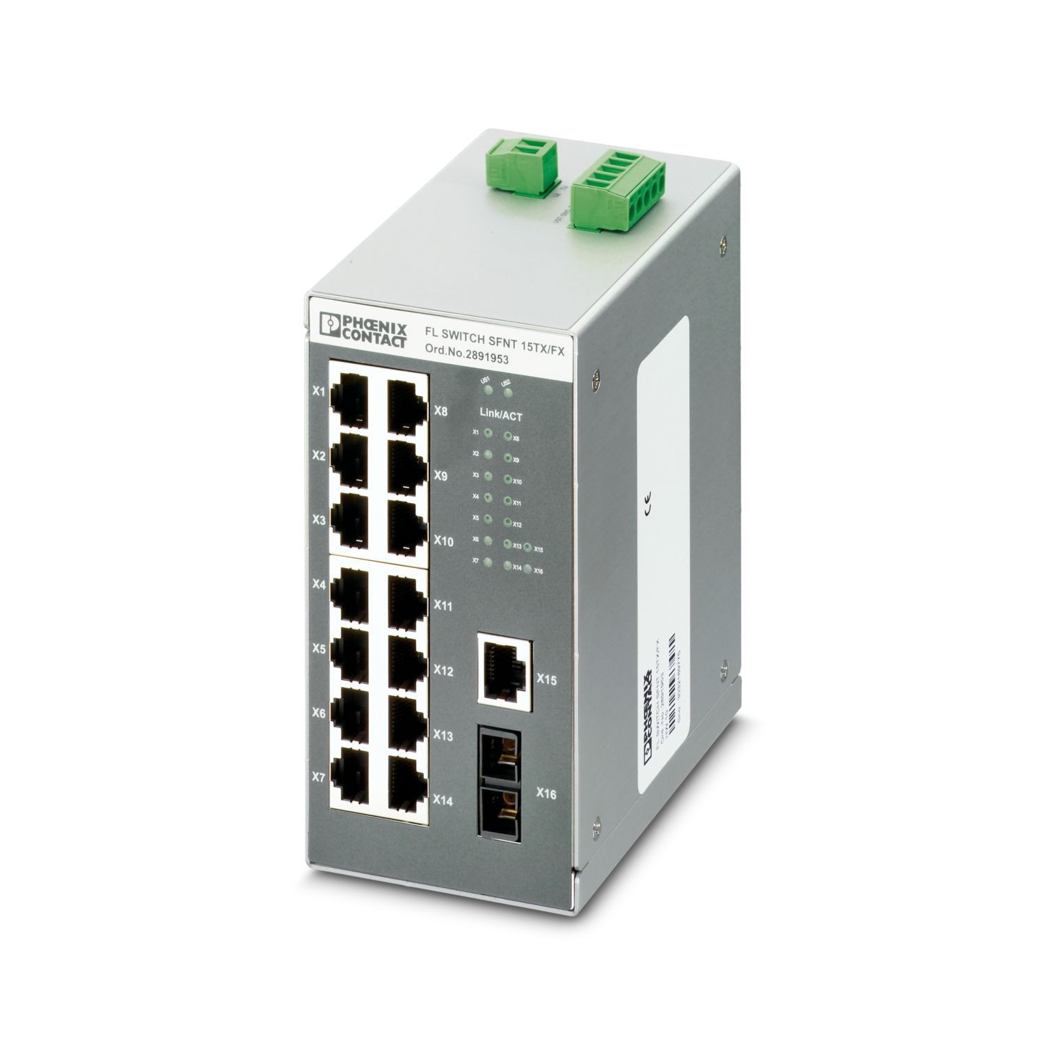 Phoenix Contact FL SWITCH SFNT 15TX/FX - Industrial Ethernet Switch 2891953