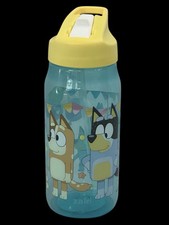 Bluey Sip Water Bottle w/Carry Loop Sip Bottles 16 oz Sippy Cup zak Designs Bing