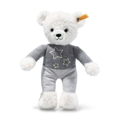 STEIFF Knuffi Teddybär 'Light at Night' 30  weiss/grau 113680 - Lagerräumung !