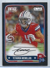 2024 Onyx Vintage #VATEMC Tetairoa McMillan Auto Black /10