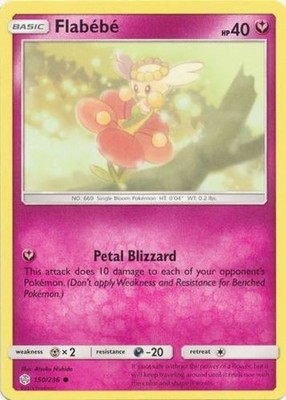 Flabebe~150/236~LP~Sun & Moon - Cosmic Eclipse~PKM