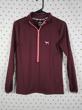 Victorias Secret Pink ULTIMATE Neon dog logo track jacket active SMALL