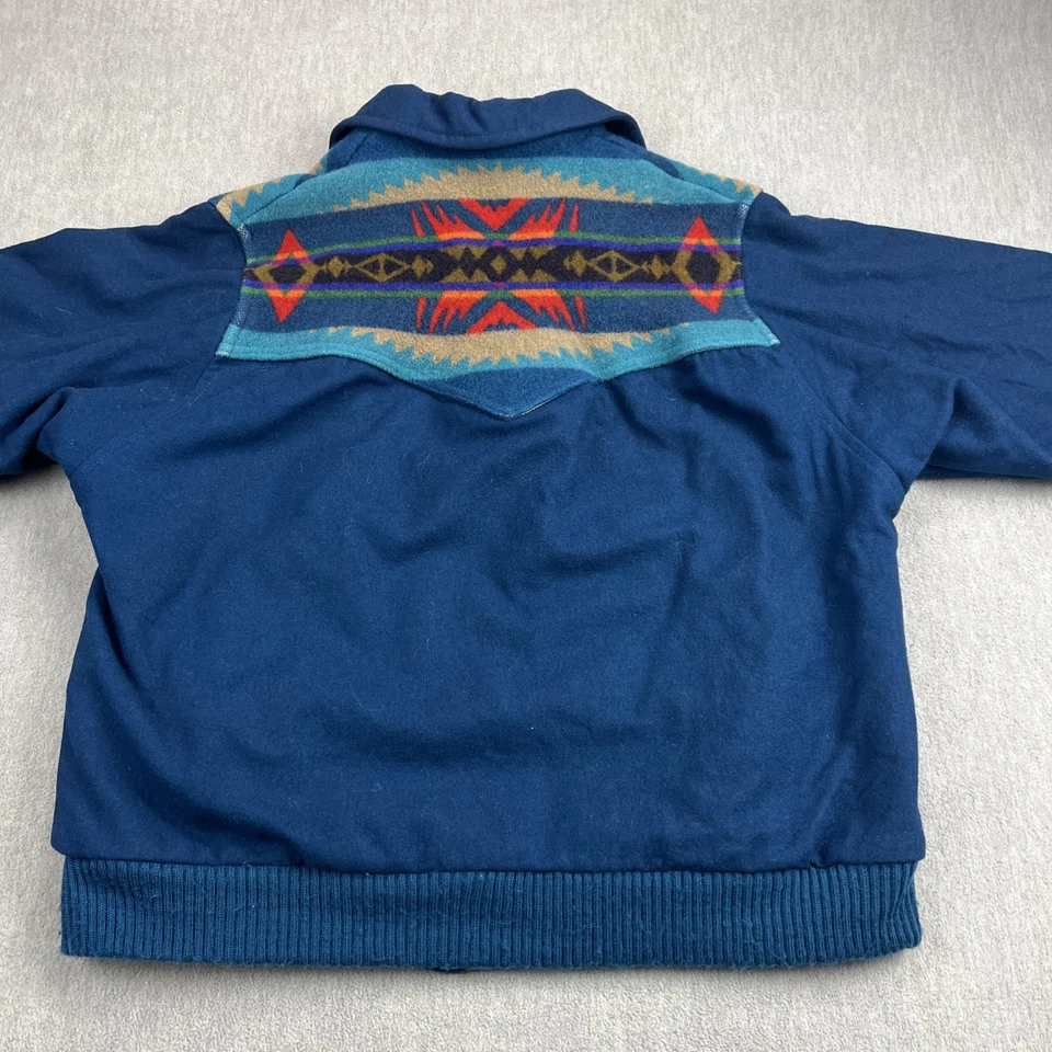 VTG Pendleton High Grade Western Aztec Jacket Sz M 100% Virgin Wool USA Made - Image 4 of 4