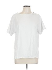 Member's Mark Women White Short Sleeve T-Shirt L
