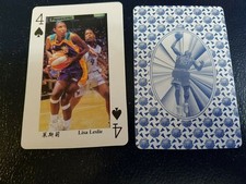 Lisa Leslie WNBA Los Angeles Sparks Rookie Giant Stars Chinese Playing Card