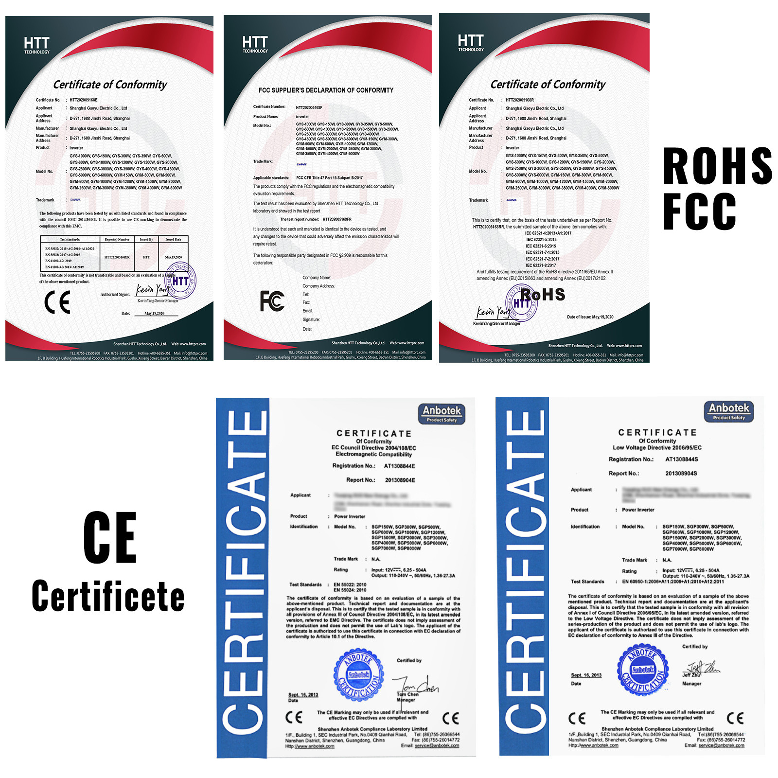 VEVOR Power Inverter Modified Sine Wave Inverter 5000W DC12V to AC120V Converter