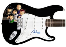 Limp Bizkit Fred Durst Autographed "Cartoon Chaos" Custom Graphics Guitar ACOA