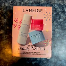 Sephora Beauty Insider Birthday LANEIGE Water Bank, Sleeping Mask, Toner BNIB