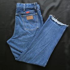 Vintage Wrangler Jeans Made In USA 14MWZG Blue Denim Women's Size 32