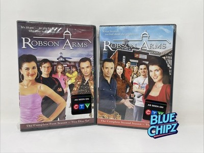 FACTORY SEALED Rare OOP Robson Arms The Complete 1st &2nd Season 4 DVDs.