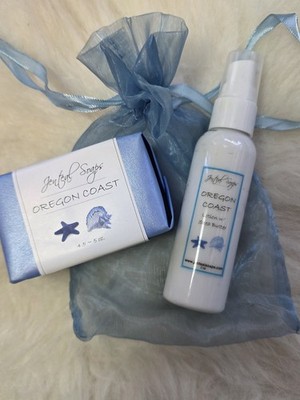 Genteal Soaps Oregon Coast Bar Soap And Lotion With Shea Butter
