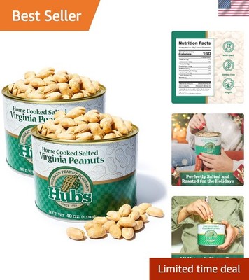 Peanuts  Salted Virginia Nuts - Irresistible Crunch & Flavored Nuts - Non-GMO...