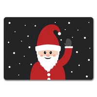 Weihnachtsmann Im Schnee FußMatte Ohne Rand FußMatte Fussmatte FußAbtreter