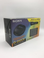 Boxed Vintage 1996 Sony DiscMan ESP Portable CD Player with Car Kit D-242CK/HM