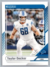 Taylor Decker 2024 Donruss FOOTBALL #281 Detroit Lions