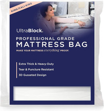 Professional Mattress Bag for Moving  Storage   Heavy-Duty 6-Mil Thick Plastic